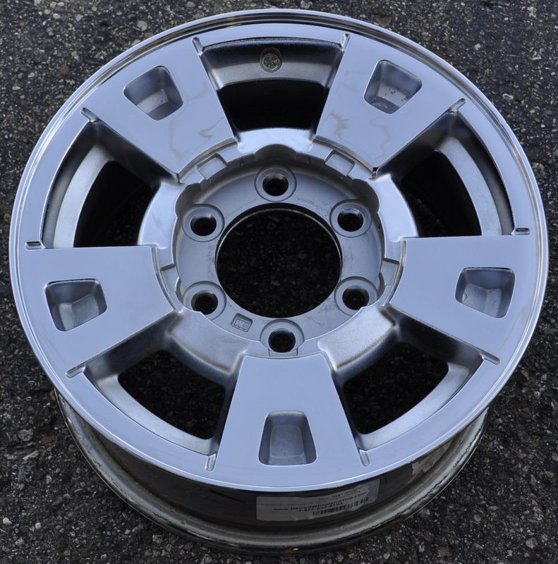 15" chevrolet gmc isuzu used chrome wheel rim  - oem factory stock - 5251 xx