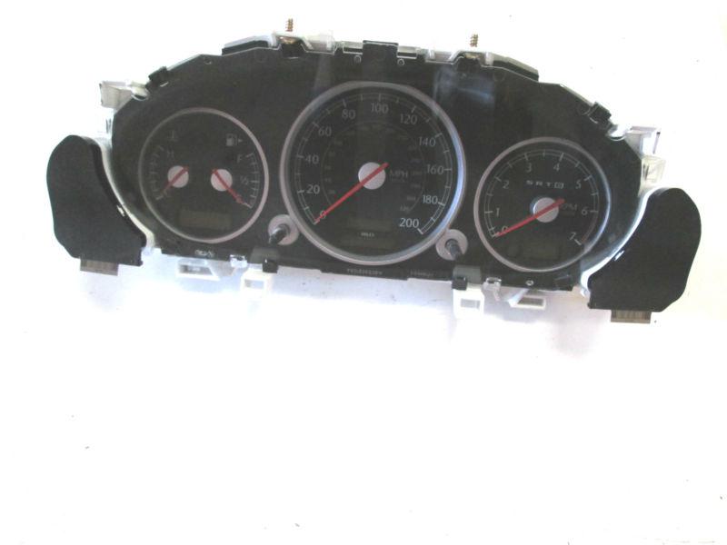 05 chrysler crossfire srt6 instrument cluster  speedometer gauges 60k 