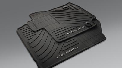 All weather floor mats venza 2014 genuine toyota new! pt206-0t130-20