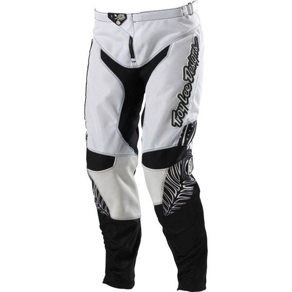 White/black 11/12 troy lee designs gp air savage women's vented pant 2013 model
