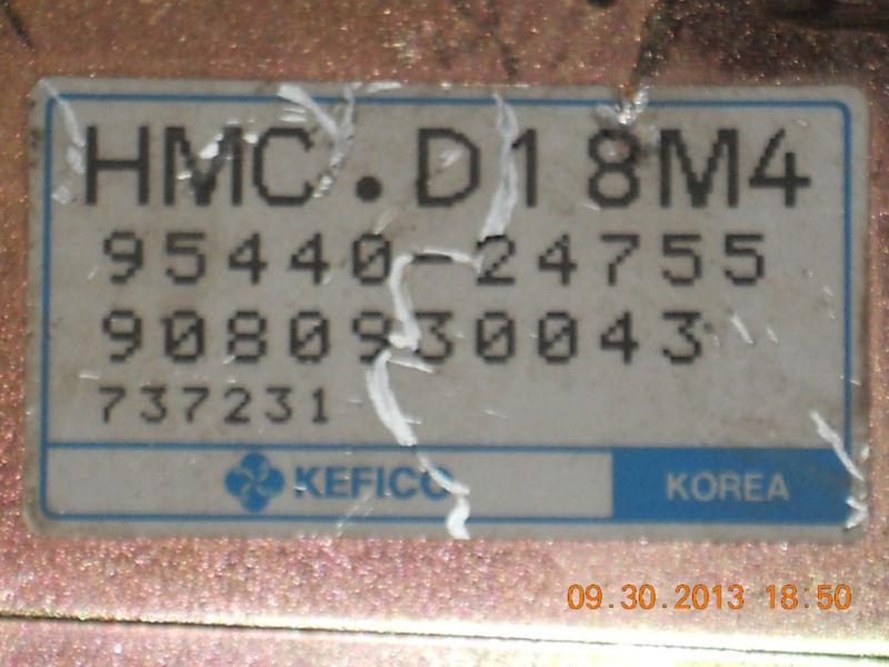 1994 hyundai elantra 1.6 ecm ecu computer 95440-24755