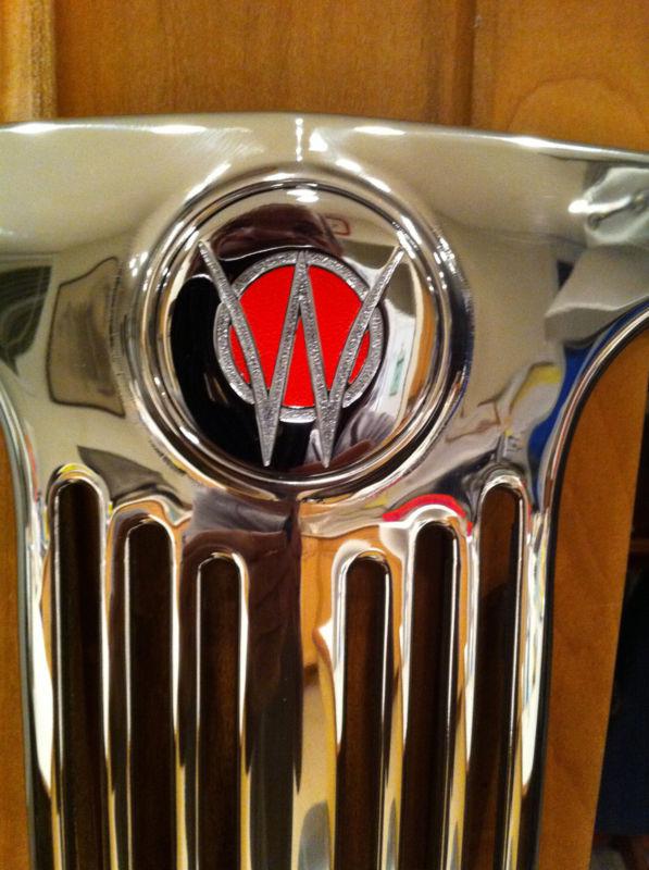 Willys jeepster,1948-49 stainless grill complete show quality