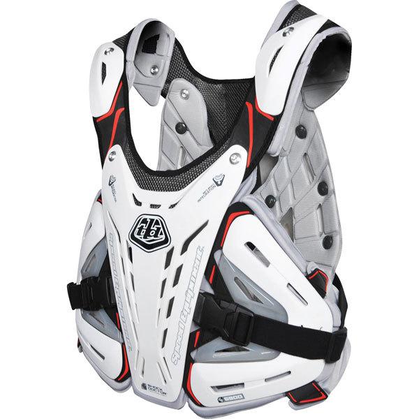 White youth troy lee designs cp 5900 youth roost delfector