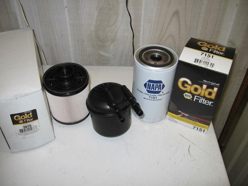 2011 2012 ford 6.7  powerstroke fuel and oil filters napa