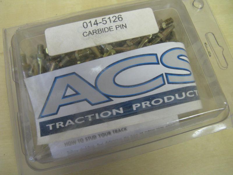 Acs  snowmobile track studs    carbide pin    0.875 inch         pack of 96