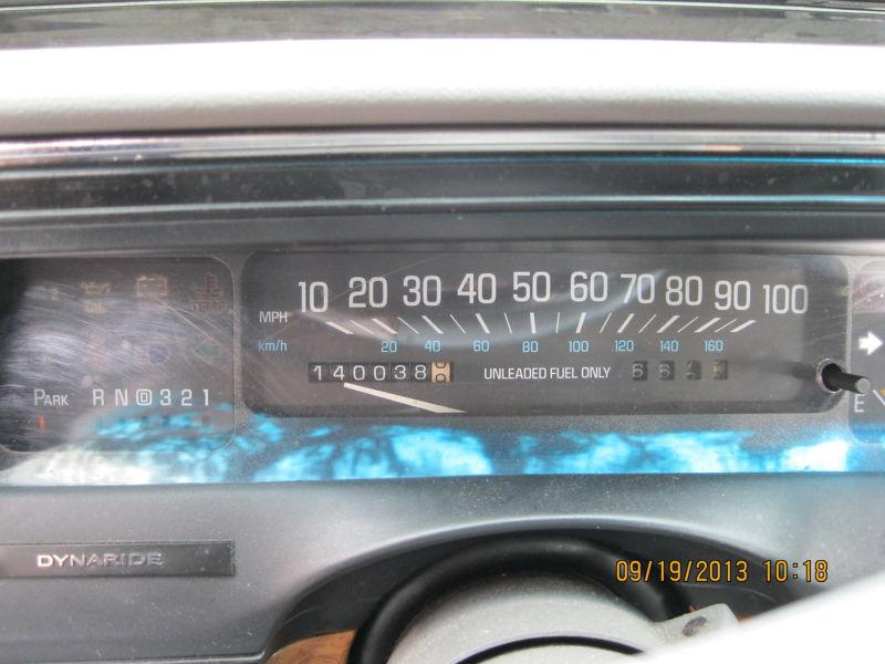 95 lesabre speedometer w/o gauges cluster 262227
