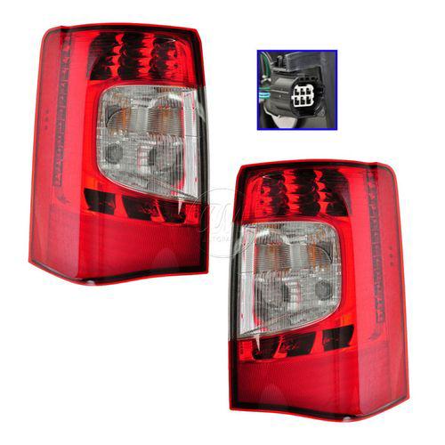 Led rear brake light taillight taillamp pair set for 11-13 town & country