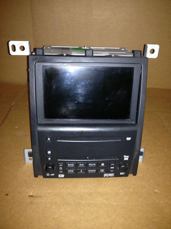 05 06 07 cadillac sts 6 disk player and gps navigation assembly nice oem works