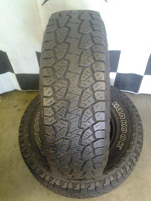 "near new" 2 available!  hankook dynapro atm tire(s)  245/75r16 - 109t 245/75/16
