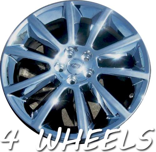 4 20" factory ford flex chrome oem wheels rims 2010-13 3771 outright plus tpms