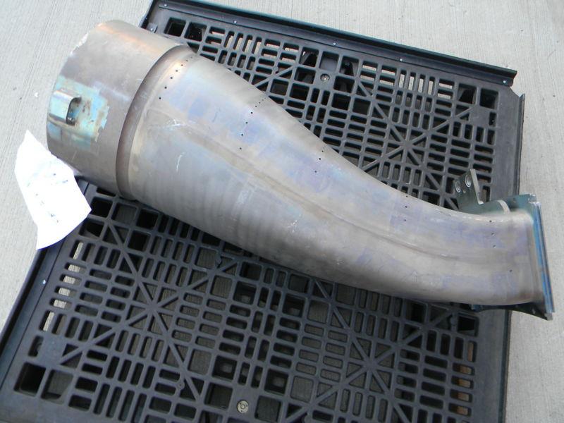 Large inconel ss turbine engine exhaust gas inlet duct turbo prop helicopter nsn