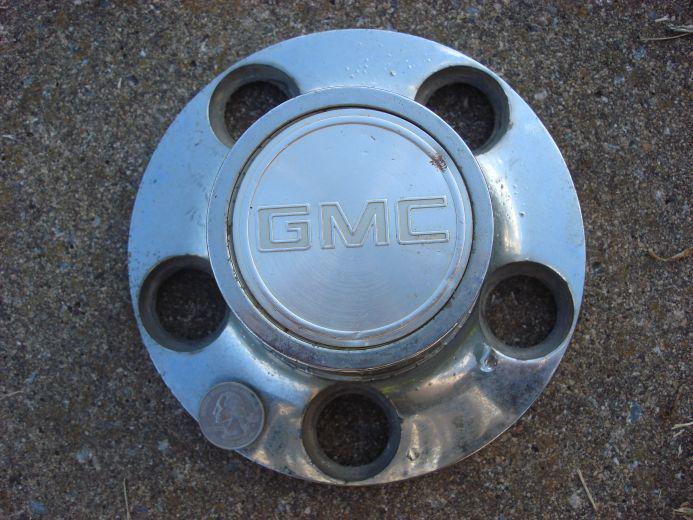 Gmc centercap center cap oem 349072 antique 5 lug metal 5x5 truck gm chevy