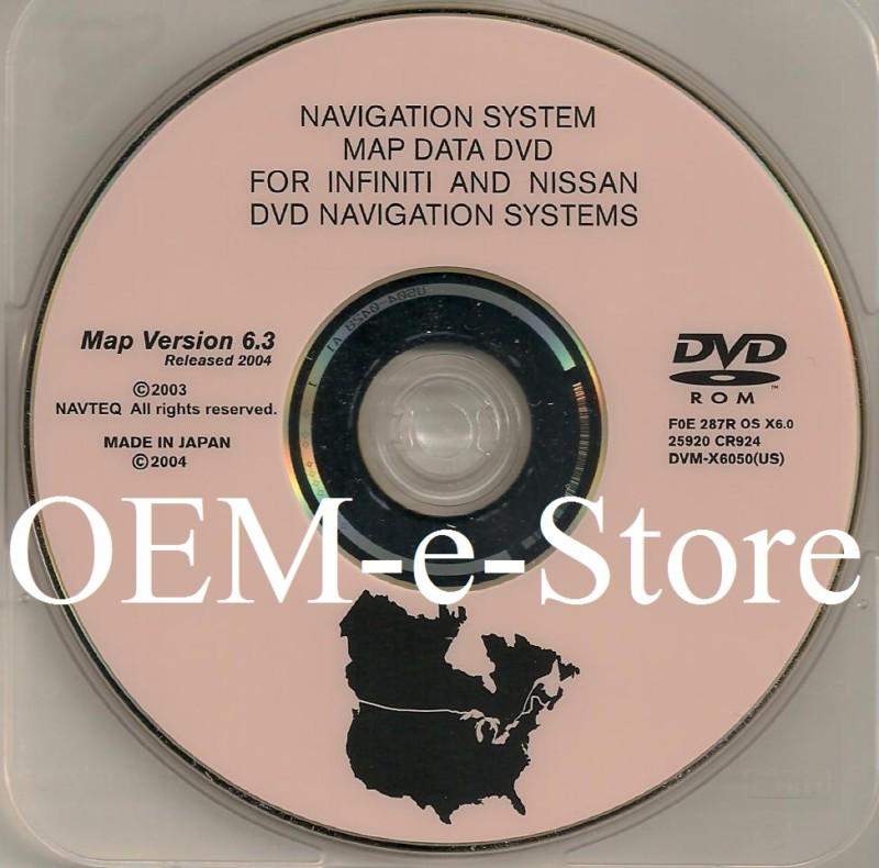 Oem 2005 2006 nissan altima 3.5 se-r sl se navigation dvd map disc u.s canada
