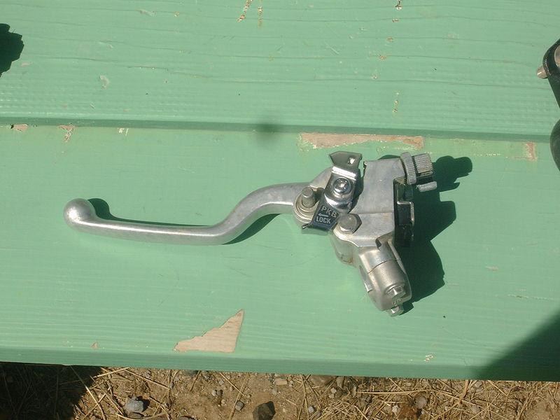 Honda 450r 450er clutch lever, perch and emergency brake and switch atv
