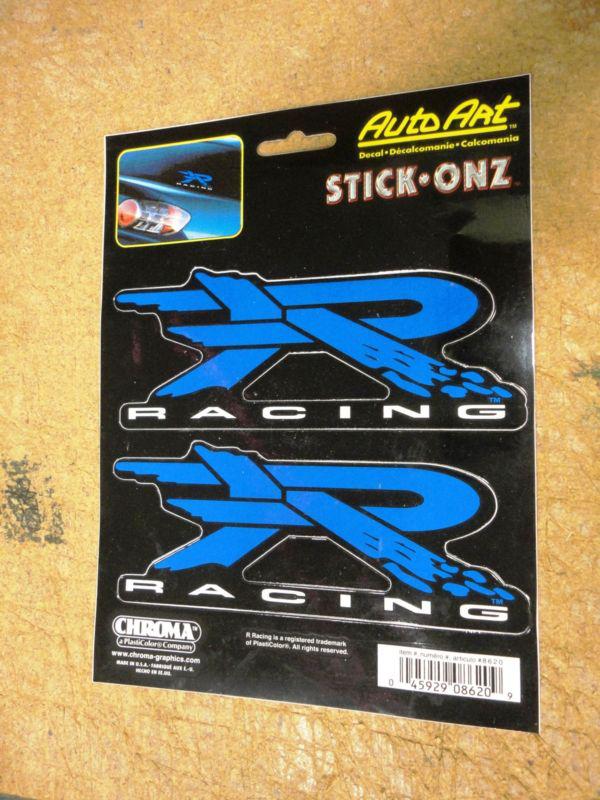 Chroma r racing decal sticker 6 x 8 free shipping 
