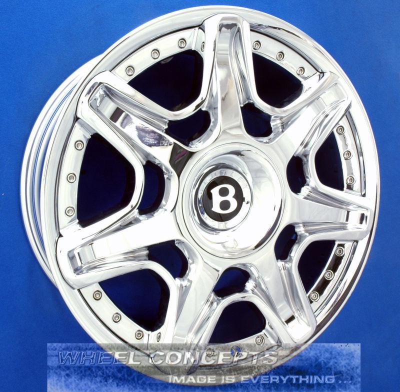 Bentley continental flying spur mulliner 20 inch chrome wheels rims gt cfs cgt