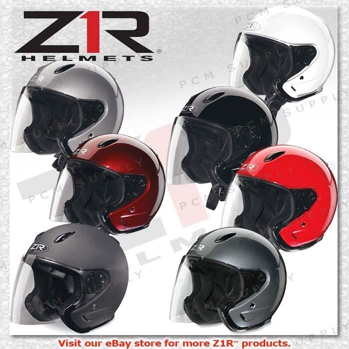 Z1r ace solid motorcycle street helmet