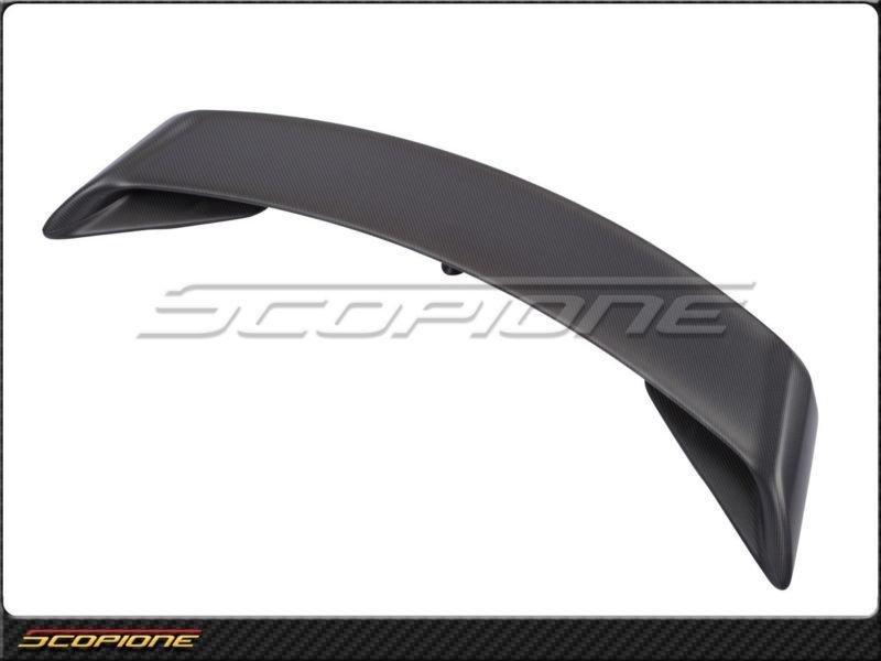 Scopione nissan 09-14 gt-r gtr r35 black matte carbon fiber trunk spoiler type-1