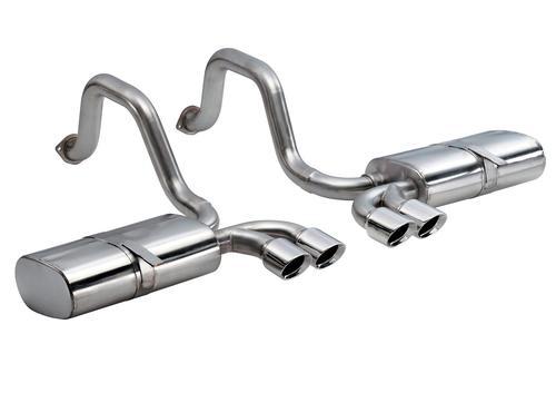 Corsa exhaust exhaust system sport axle-back stainless chevy corvette 5.7l kit