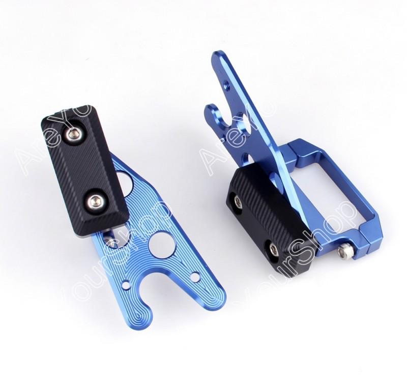 Rear wheel and swingarm frame spools protector honda cbr 250 r cbr250rr blue