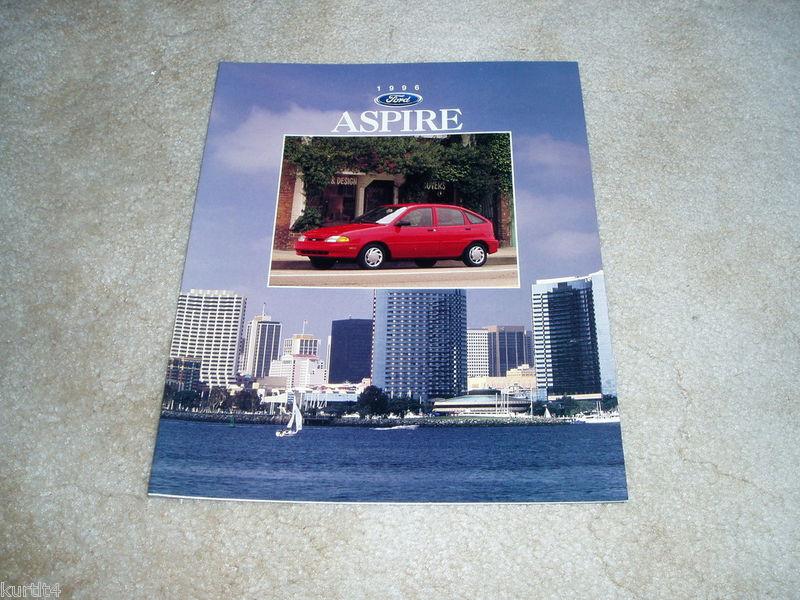 1996 ford aspire 3-door 5-door sales brochure dealer car auto literature