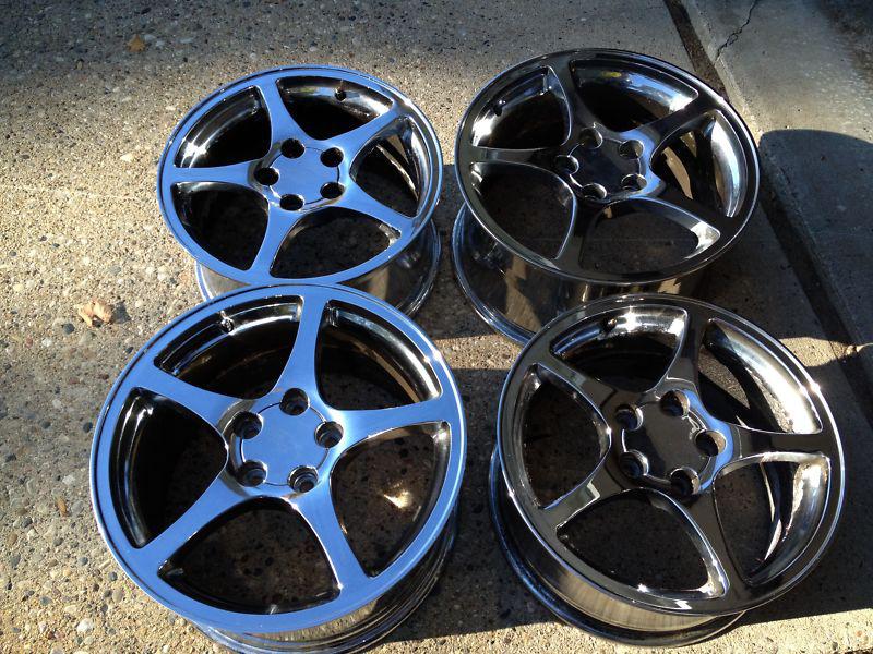 Used - c5 corvette chrome wheels (set of four)