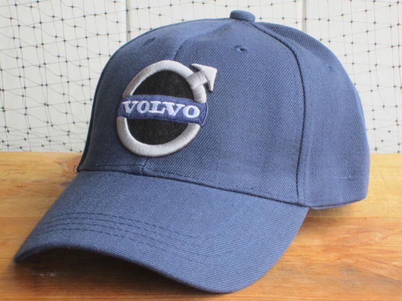 New nwt volvo logo navy baseball golf fishing hat cap lid automobile car summer
