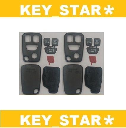 2 x brand new volvo keyless shell case 4 button  fit oem factory remote hyq1512j
