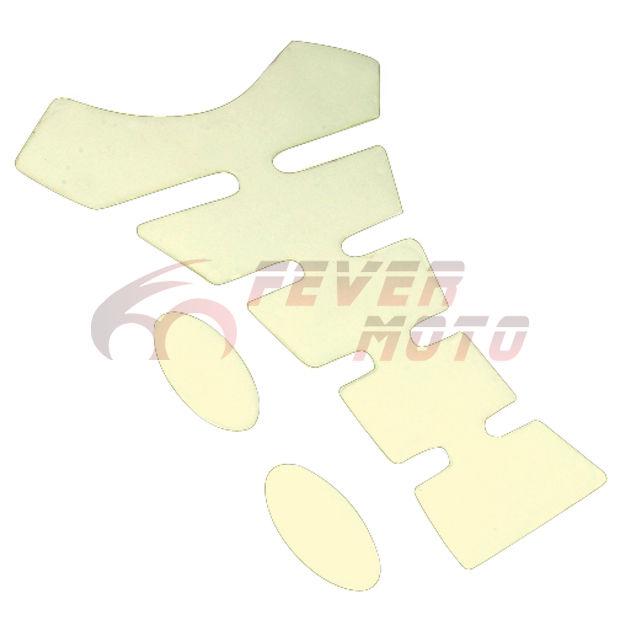 Clear motorcycle bike sporting gas fuel cap tank protect pad cover lid sticker