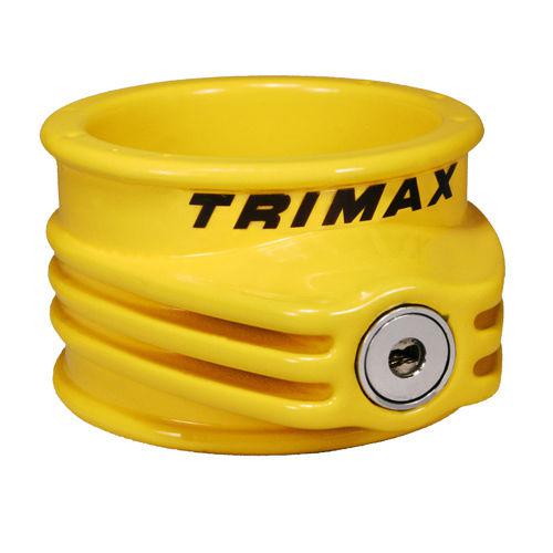 Trimax hd 5th wheel trailer king pin lock heavy gauge steel un-coupled trailers