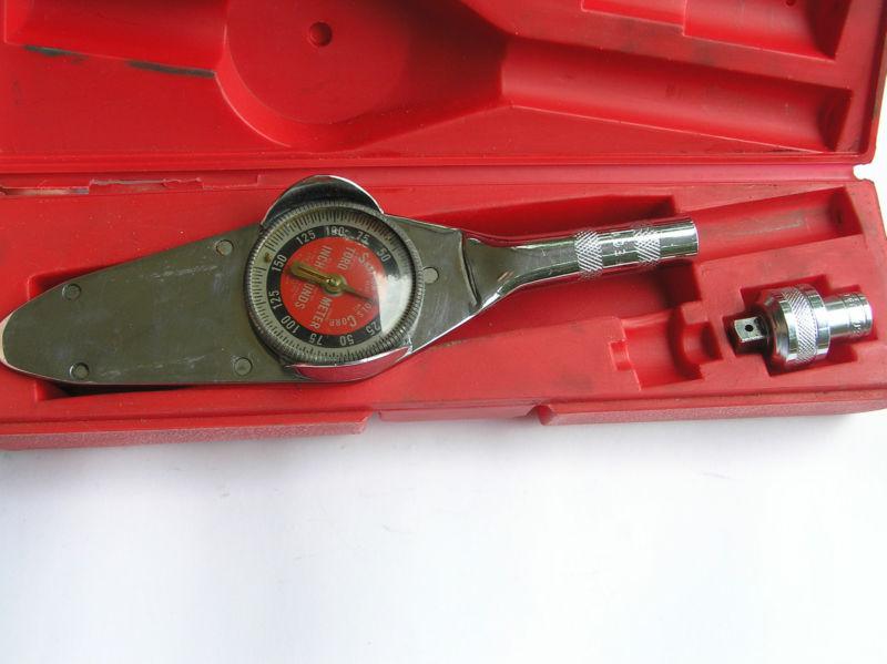 Snap-On Torqometer 150 Inch Lbs. Original Case with Ratchet~No Engraving, US $149.99, image 5