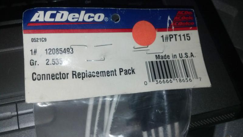 Acdelco connector replacement pack pt115 12085493