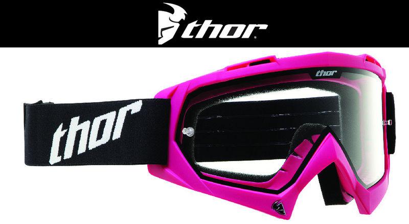 Thor enemy solid pink dirt bike goggles motocross mx atv gogges googles 2014