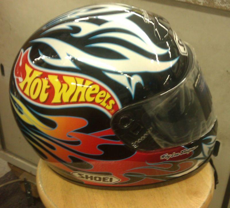 Shoei helmet tz-1, hot wheels, medium, troy lee designs