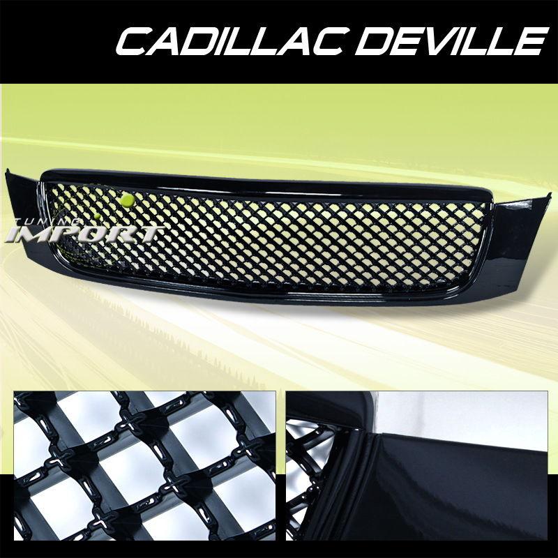 Cadillac 00-05 deville diamond style black front grille 4dr sedan new 01 02 03