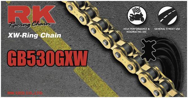 Rk gb530gxw xw ring chain 120 links gold