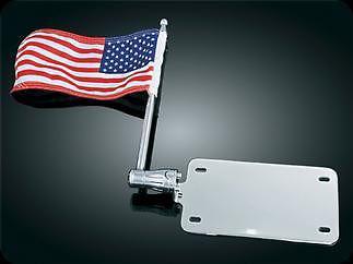 Kuryakyn license plate mounted american flag