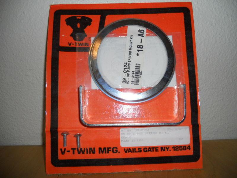 Oem harley davidson speedometer mount kit for 95 & up flh models free shipping