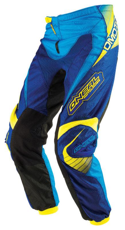 O'neal oneal element blue mens size 28-38 dirt bike pants off-road motocross mx