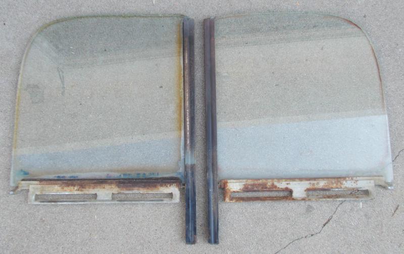 48 49 50 51 52 53 1948 1953 1952 dodge truck b-series door glass channel pair