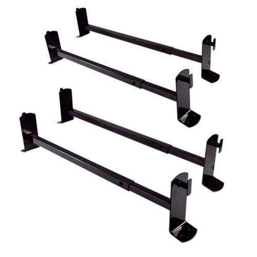 2 x 54" universal steel roof van mount rack mounted gutterless ladder cross bars