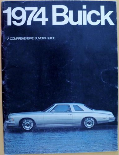 1974 buick sales brochure riviera electra lesabre regal century apollo wagons