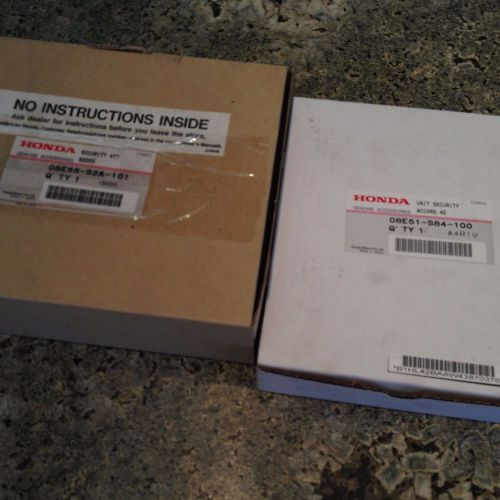 Complete brand new oem 2004 and 2005 honda s2000 alarm system (harness + system)