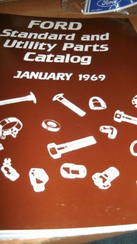 1969 ford dealer hardware clips screws standard utility part numbers catalog