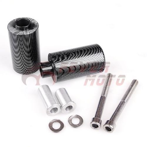 Carbon look delrin frame sliders crash protector for 2007-08 suzuki gsxr-1000 fm