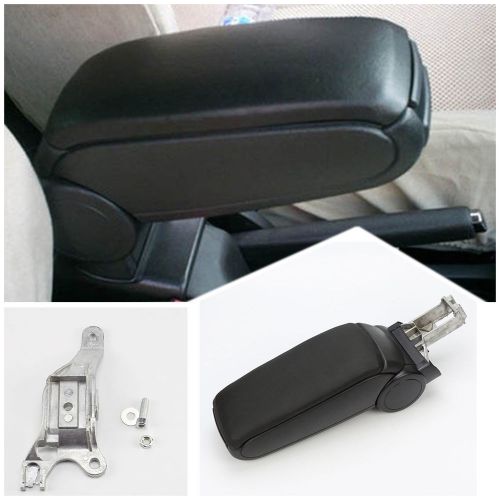 Black center console armrest leather full kit for audi 1999-2004 a6 4 door only
