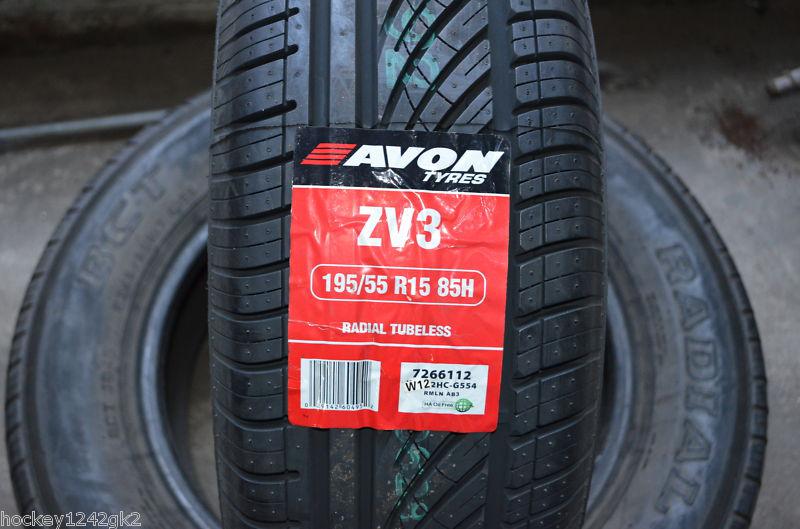 1 new 195 55 15 avon zv3 blem tire