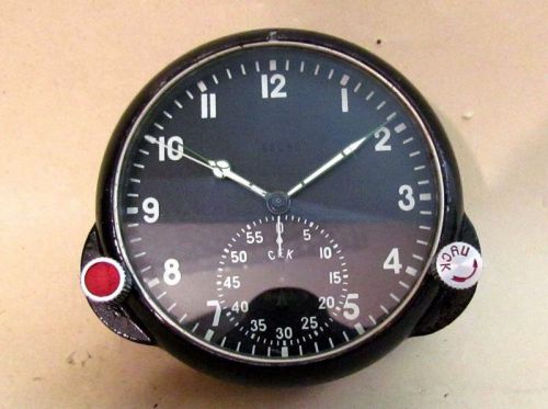 60 chp 5 days military aircraft mig su cockpit ussr vintage clock chronograph
