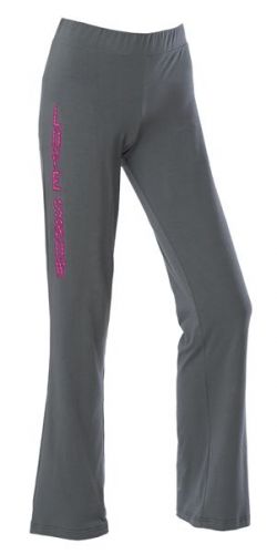 Divas snowgear yoga womens casual pants gray/fuchsia/pink