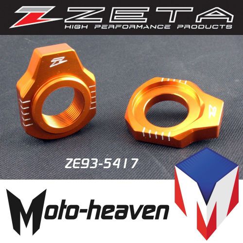 Zeta rear axle chain adjuster blocks ktm 2013-2015 250-350-450 sx-f xc-f -5417